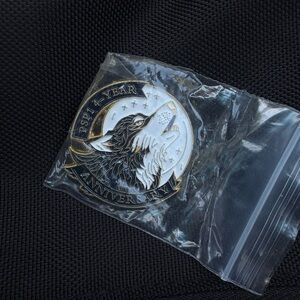 PSP1 4 Year Anniversary Wolf Pin